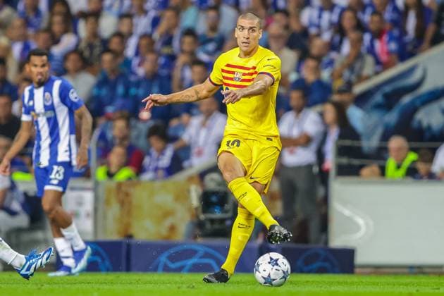 Uefa Champions League, FC Porto vs FC Barcelona, Barca round 2 of 6 Porto, Portugal, October, 4th, 2023,Uefa Champions League, FC Porto vs FC Barcelona, round 2 of 6 at the Estadio do Dragao, FC Barcelona, Oriol Romeu, photography by @guelbergoes Porto Portugal