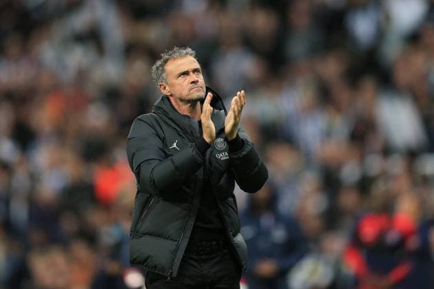 Newcastle United v Paris Saint-Germain 04 October 2023, Newcastle upon Tyne - UEFA Champion™s League football - Group F - Newcastle United v Paris Saint-Germain. PSG manager Luis Enrique (photo by Daniel Chesterton) Newcastle upon Tyne UK Copyright: xDanielxChestertonxOffside