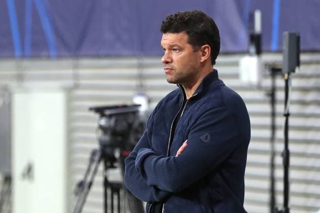 Champions League: RB Leipzig vs. Manchester City, 04.10.23 Michael Ballack. Fussball, UEFA Champions League, Saison 2023 2024: RB Leipzig vs. Manchester City am 04.10.23 in der Red Bull Arena, Leipzig. DFL REGULATIONS PROHIBIT ANY USE OF PHOTOGRAPHS AS IMAGE SEQUENCES AND OR QUASI-VIDEO. Copyright: xBEAUTIFULxSPORTS JanxKaeferx