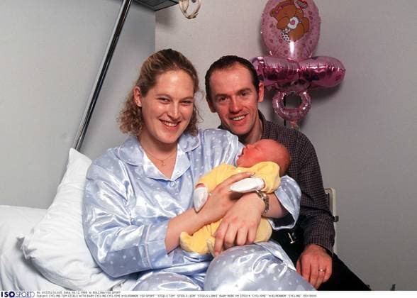 CYCLING TOM STEELS WITH BABY CYCLING CYCLISME WIEL CYCLING TOM STEELS WITH BABY CYCLING CYCLISME WIELRENNEN ISO STEELS TOM STEELS LEEN STEELS LOBKE BABY BEBE !IM 335216 CYCLISME WIELRENNEN CYCLING 15019000 SINT-NIKLAAS BELGIQUE BELGIUM BELGIE  Copyright: xBOLCINAx 23704