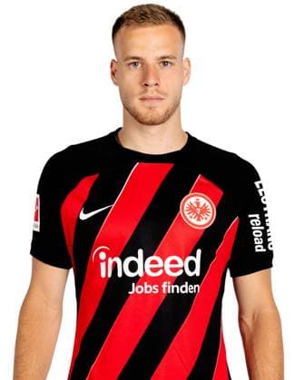 Hrvoje Smolcic (Eintracht Frankfurt), Fussball, GER, 1. BL, Saison 2023 2024, Porträt, Porträttermin, Studio, Shooting, Studioshooting Copyright EintrachtFrankfurt MartinOhnsorge