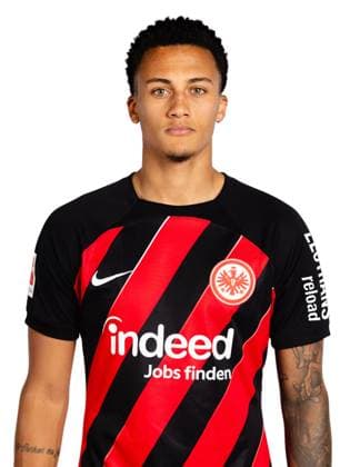 Tuta - Lucas Silva Melo (Eintracht Frankfurt), Fussball, GER, 1. BL, Saison 2023 2024, Porträt, Porträttermin, Studio, Shooting, Studioshooting Copyright EintrachtFrankfurt MartinOhnsorge