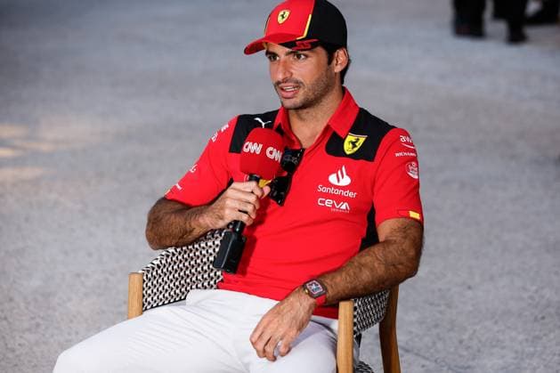 55 Carlos Sainz (ESP, Scuderia Ferrari), F1 Grand Prix of Qatar at Lusail International Circuit on October 5, 2023 in Doha, Qatar. (Photo by HOCH ZWEI) Doha Qatar