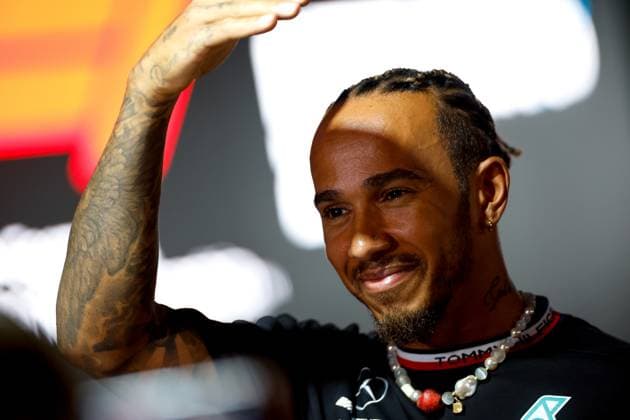 44 Lewis Hamilton (GBR, Mercedes-AMG Petronas F1 Team), F1 Grand Prix of Qatar at Lusail International Circuit on October 5, 2023 in Doha, Qatar. (Photo by HOCH ZWEI) Doha Qatar