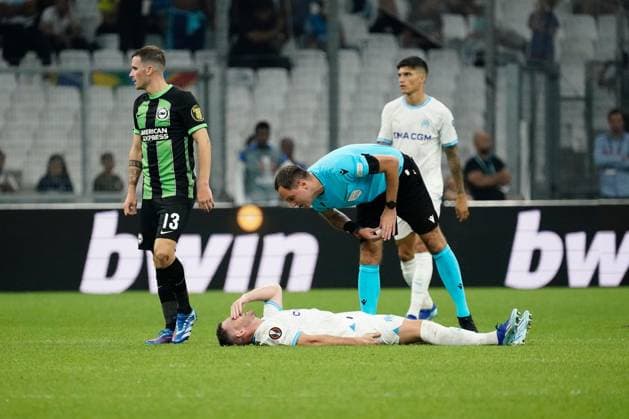 Sport Bilder des Tages Marseille v Brighton, UEFA Europa League, Group B, Football, Orange Velodrome, Marseille, France - 05 Oct 2023  Copyright: xDavidxWinter Shutterstockx 14134221bn