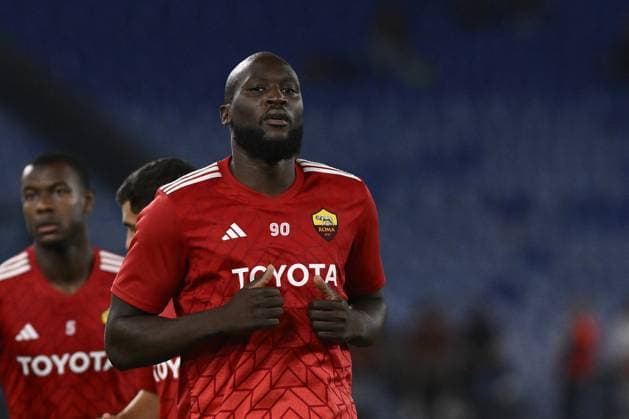 Football Europa League match - AS Roma vs Servette FC Romelu Lukaku of A.S. Roma during the UEFA Europa League Matchday 2, Group G, between A.S. Roma - Servette F.C. on October 5, 2023 at the Olympic Stadium in Rome, Italy. Rome Italy  Copyright: xIPAxSport ABACAx BRIPASport20231005_420 IPAxSport ABACAx BRIPASport20231005_420