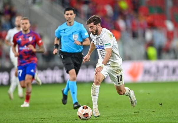 2023.10.05 Sosnowiec Pilka nozna Eliminacje Liga Europy UEFA Sezon 2023 2024 Rakow Czestochowa - SK Sturm Graz N z Otar Kiteishvili Foto Lukasz Sobala PressFocus 2023.10.05 Sosnowiec Football UEFA Europa League Season 2023 2024 Rakow Czestochowa - SK Sturm Graz Otar Kiteishvili Credit: Lukasz Sobala PressFocus NEWSPIX.PL --- Newspix.pl  20231005PFa_LSa171