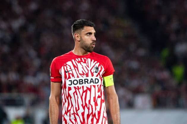 Vincenzo Grifo (SC Freiburg, 32), GER, SC Freiburg (SCF) vs West Ham United (WHU), Fussball UEFA Europa League, Gruppe A, 2. Spieltag, Saison 2023 2024, 05.10.2023 GER, SC Freiburg (SCF) vs West Ham United (WHU), Fussball UEFA Europa League, Gruppe A, 2. Spieltag, Saison 2023 2024, 05.10.2023 Freiburg Copyright: xEibner-Pressefoto Memmlerx EP_MMR