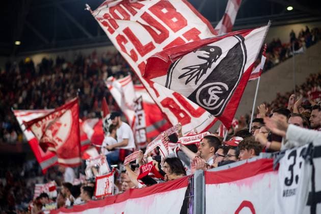Fans Ultras des SCF im Fanblock, GER, SC Freiburg (SCF) vs West Ham United (WHU), Fussball UEFA Europa League, Gruppe A, 2. Spieltag, Saison 2023 2024, 05.10.2023 GER, SC Freiburg (SCF) vs West Ham United (WHU), Fussball UEFA Europa League, Gruppe A, 2. Spieltag, Saison 2023 2024, 05.10.2023 Freiburg Copyright: xEibner-Pressefoto Memmlerx EP_MMR
