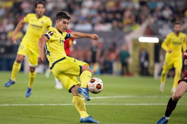 Europa League Group F, Villarreal CF v Stade Rennais FC VILLARREAL, OCTOBER 5: Manu Trigueros of Villarreal CF in action during the UEFA Europa League group F match between Villarreal CF and Stade Rennais FC at estadio de la Ceramica in Villarreal on October 5, 2023. (Photo by Photo Players Images) Villarreal Estadio de la Ceramica Castellon Spain Copyright: xJosexTorresx xPhotoxPlayersxImagesx