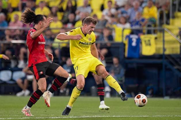 Europa League Group F, Villarreal CF v Stade Rennais FC VILLARREAL, OCTOBER 5: Alexander Sorloth of Villarreal CF score a goal during the UEFA Europa League group F match between Villarreal CF and Stade Rennais FC at estadio de la Ceramica in Villarreal on October 5, 2023. (Photo by Photo Players Images) Villarreal Estadio de la Ceramica Castellon Spain Copyright: xJosexTorresx xPhotoxPlayersxImagesx