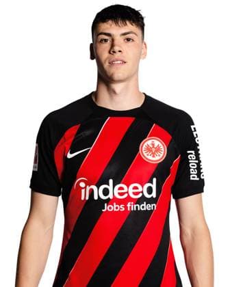 Marcel Weinig (Eintracht Frankfurt), Fussball, GER, 1. BL, Saison 2023 2024, Porträt, Porträttermin, Studio, Shooting, Studioshooting
