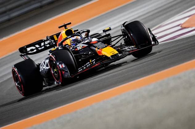 QATAR - Max Verstappen (Red Bull Racing) during qualifying prior to the Formula 1 Grand Prix at the Lusail International Circuit in Qatar. Verstappen only needs 3 more points to win his third world title in Formula 1. ANP SEM VAN DER WAL Qualification 2023 2024 xVIxANPxSportx xxANPxIVx 480399888 originalFilename: 480399888.jpg