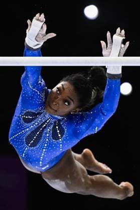 Bilder des Jahres 2023, Sport 10 Oktober Sport Themen der Woche KW40 Sport Bilder des Tages US Simone Biles pictured in action during the Women s Individual All-Around Final at the Artistic Gymnastics World Championships, in Antwerp, Friday 06 October 2023. The Worlds take place in Antwerp from 30 September to 08 October. DIRKxWAEM  x76583104x