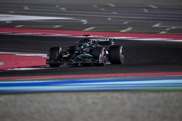 Lusail - 06-10-2023, Lusail International Circuit, George Russell at the Formula 1 Qatar Grand Prix 2023 Friday Formula 1 Qatar Grand Prix 2023 Friday  x22654525x Copyright: