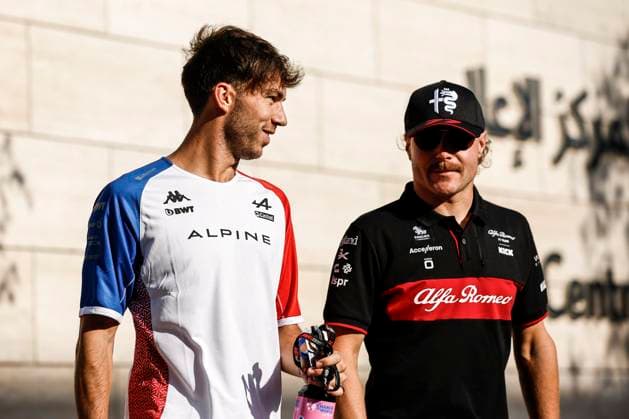 GASLY Pierre (fra), Alpine F1 Team A523, portrait BOTTAS Valtteri (fin), Alfa Romeo F1 Team Stake C43, portrait during the 2023 Formula 1 Qatar Grand Prix, 17th round of the 2023 Formula One World Championship, WM, Weltmeisterschaft from October 6 to 8, 2023 on the Lusail International Circuit, in Doha, Qatar - F1 - QATAR GRAND PRIX 2023 DPPI Panoramic  00123038__R3_7276