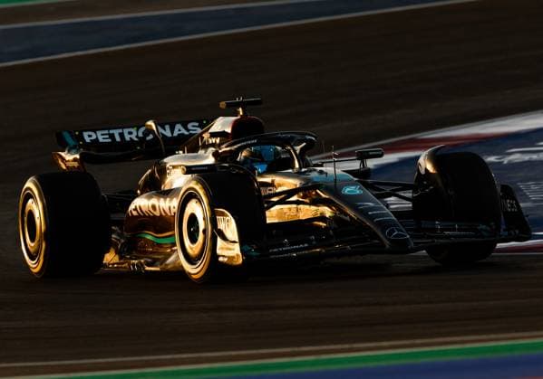 63 George Russell (GBR, Mercedes-AMG Petronas F1 Team), F1 Grand Prix of Qatar at Lusail International Circuit on October 7, 2023 in Doha, Qatar. (Photo by HOCH ZWEI) Doha Qatar