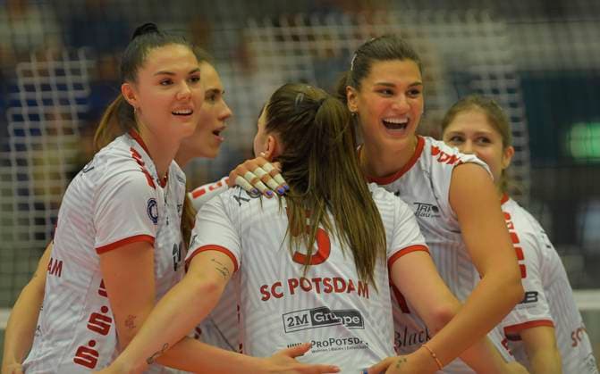 7.10.2023, Potsdamer Jebel, Volleyball, Bundesliga, Dresdner SC - SC Potsdam 0:3, (c) Dresden Deutschland