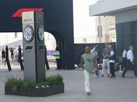 08.10.2023, Losail International Circuit, Doha, Formula 1 Qatar Airways Qatar Grand Prix 2023 ,im Bild Lewis Hamilton (GBR), Mercedes-AMG Petronas Formula One Team Doha Losail International Circuit Qatar
