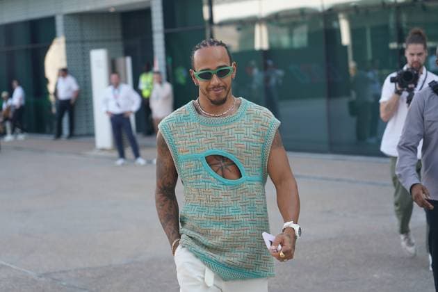 08.10.2023, Losail International Circuit, Doha, Formula 1 Qatar Airways Qatar Grand Prix 2023 ,im Bild Lewis Hamilton (GBR), Mercedes-AMG Petronas Formula One Team Doha Losail International Circuit Qatar