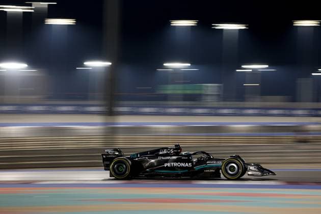 63 George Russell (GBR, Mercedes-AMG Petronas F1 Team), F1 Grand Prix of Qatar at Lusail International Circuit on October 8, 2023 in Doha, Qatar. (Photo by HOCH ZWEI) Doha Qatar