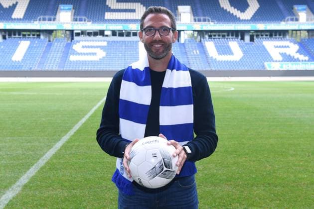 Fußball 3. Liga Vorstellung von Boris Schommers beim MSV Duisburg am 09.10.2023 in der Schauinsland-Reisen-Arena in Duisburg Boris Schommers ( Trainer Cheftrainer Duisburg )
