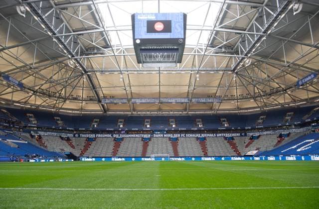 Fussball, Herren, Saison 2023 2024, 2. Bundesliga (9. Spieltag), FC Schalke 04 - Hertha BSC, Übersicht, 08.10. 2023, Copyright: xSebastianxRäppold MatthiasxKochx