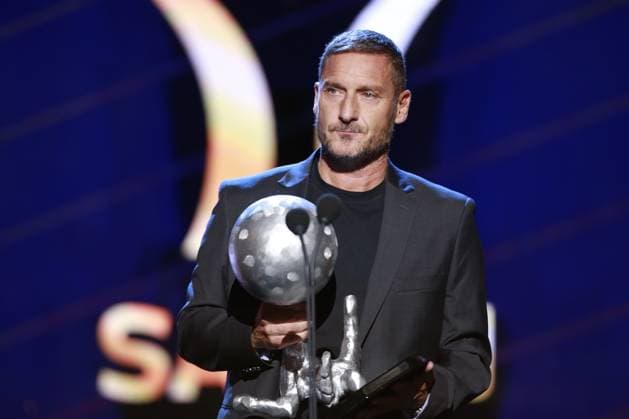 RECORD DATE NOT STATED Ceremonia de Investidura Salon de la Fama 2023 Francesco Totti during the Investiture Ceremony of the International Soccer Hall of Fame 2023, where legends of national and international soccer held at the Gota de Plata Auditorium, on October 10, 2023 . <br><br> Francesco Totti durante la Ceremonia de Investidura del Salon de la Fama del Futbol Internacional 2023, donde leyendas del futbol nacional e internacional realizado en el Auditorio Gota de Plata, el 10 de Octubre del 2023. PACHUCA HIDALGO MEXICO  Copyright: xUlisesxNaranjox 20231010220019_CER_INVES_2023_TOTTI153