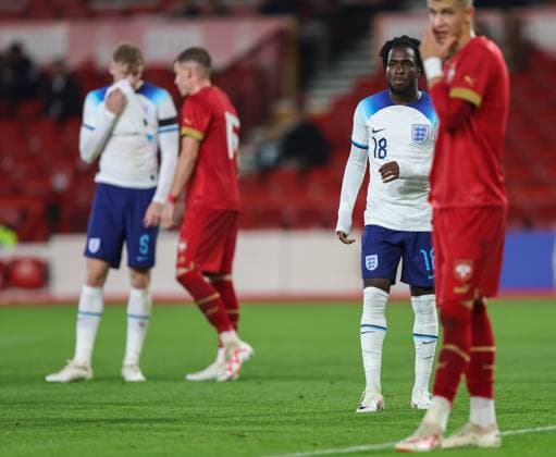 England Under 21 v Serbia U21, U 21 UEFA EURO, EM, Europameisterschaft,Fussball U21 2025 Qualifiers Jonathan Rowe of England U21 during the UEFA Euro U21 2025 Qualifiers Group F match at the City Ground, Nottingham Copyright: xAndyxSumnerx FIL-19103-0083 UK Newspapers OUT