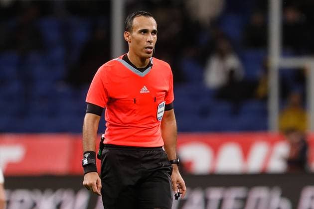 Russia v Cameroon - International Friendly, Länderspiel, Nationalmannschaft Referee Khalid Saleh Al Turais looks on during the international friendly match between Russia and Cameroon on October 12, 2023 at Dynamo Central Stadium in Moscow, Russia. Moscow Russia  Copyright: xMikexKireevx originalFilename:kireev-russiavc231013_npIWs.jpg