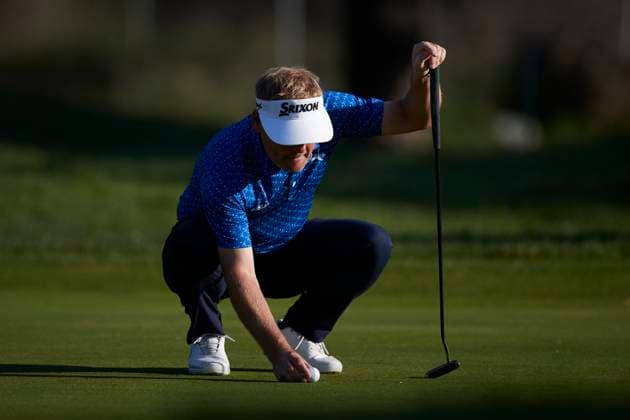 Acciona Open de Espana presented by Madrid - Day Two Soren Kjeldsen of Denmark get ready for the putt on the 1st hole during Day Two of the Acciona Open de Espana presented by Madrid at Club de Campo Villa de Madrid on October 13, 2023, in Madrid, Spain. Madrid Club de Campo Villa de Madrid Madrid Spain RL_ACCMOESP_219 Copyright: xRicardoxLarreinax