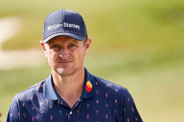 Acciona Open de Espana presented by Madrid - Day Two Justin Rose of England looks on the 18th hole during Day Two of the Acciona Open de Espana presented by Madrid at Club de Campo Villa de Madrid on October 13, 2023, in Madrid, Spain. Madrid Club de Campo Villa de Madrid Madrid Spain RL_ACCMOESP_256 Copyright: xRicardoxLarreinax