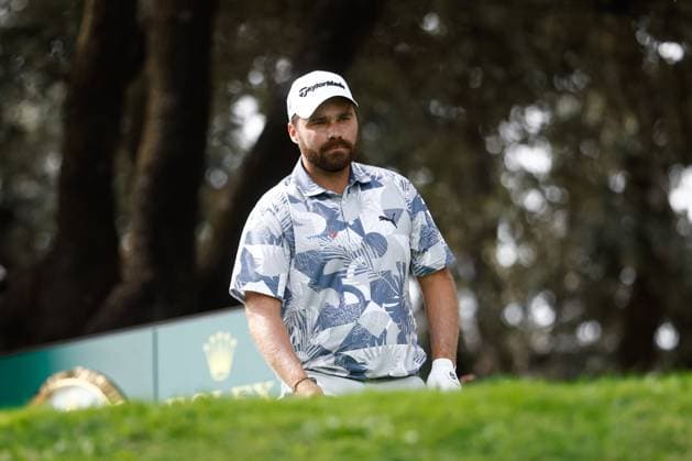 October 13, 2023, MADRID, MADRID, SPAIN: Romain Langasque of France in action during Acciona Open de Espana, Round 2, Golf tournament celebrated at Club de Campo on October 13, 2023, in Madrid, Spain. MADRID SPAIN - ZUMAa181 20231013_zaa_a181_022 Copyright: xOscarxJ.xBarrosox