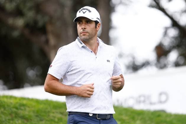 October 13, 2023, MADRID, MADRID, SPAIN: Adrian Otaegui of Spain looks on during Acciona Open de Espana, Round 2, Golf tournament celebrated at Club de Campo on October 13, 2023, in Madrid, Spain. MADRID SPAIN - ZUMAa181 20231013_zaa_a181_025 Copyright: xOscarxJ.xBarrosox