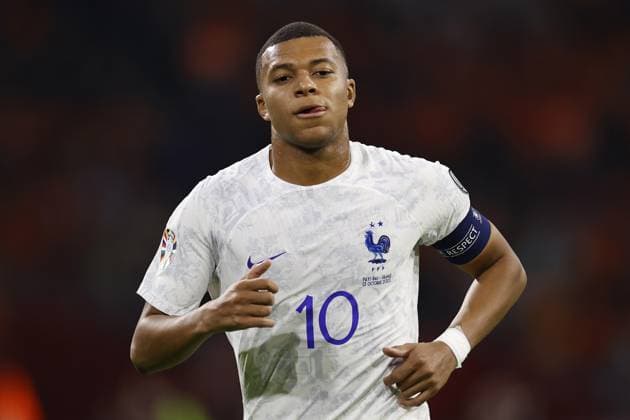 AMSTERDAM - Kylian Mbappe of France during the European Championship, EM, Europameisterschaft Qualifying match in group B between the Netherlands and France at the Johan Cruijff ArenA on October 13, 2023 in Amsterdam, the Netherlands. ANP MAURICE VAN STEEN UEFA EURO, EM, Europameisterschaft,Fussball 2024 Qualifying Round 2023 2024 xVIxANPxSportx xxANPxIVx 480999474 originalFilename: 480999474.jpg