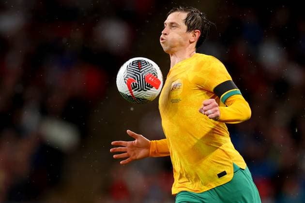 13th October 2023; Wembley Stadium, London, England; International Football Friendly, England versus Australia; Craig Goodwin of Australia  ActionPlus12564020 ShaunxBrooks