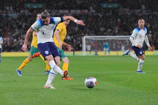 England v Australia International Friendly, Länderspiel, Nationalmannschaft Conor Gallagher of England crosses the ball during the International Friendly match at Wembley Stadium, London Copyright: xPaulxChestertonx FIL-19107-0044 UK Newspapers OUT