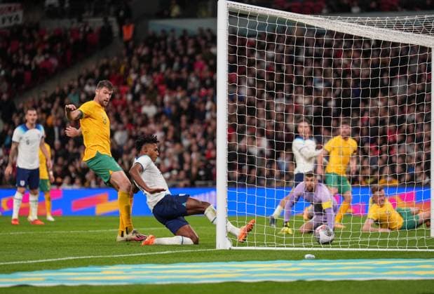 Ollie Watkins of England scores a goal during the International Friendly, Länderspiel, Nationalmannschaft match between England and Australia at Wembley Stadium, London, England on 13 October 2023. Copyright: xAndyxRowlandx PMI-5831-0001