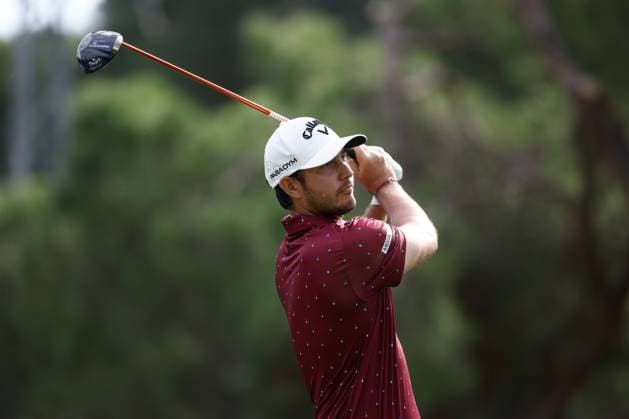 October 13, 2023, MADRID, MADRID, SPAIN: Julien Brun of France in action during Acciona Open de Espana, Round 2, Golf tournament celebrated at Club de Campo on October 13, 2023, in Madrid, Spain. MADRID SPAIN - ZUMAa181 20231013_zaa_a181_145 Copyright: xOscarxJ.xBarrosox