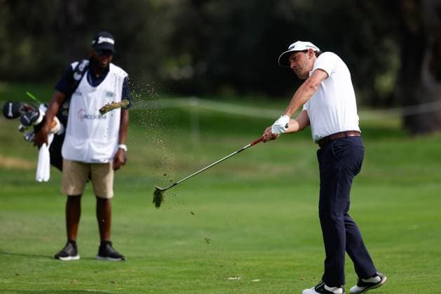 October 13, 2023, MADRID, MADRID, SPAIN: Alfredo Garcia-Heredia of Spain in action during Acciona Open de Espana, Round 2, Golf tournament celebrated at Club de Campo on October 13, 2023, in Madrid, Spain. MADRID SPAIN - ZUMAa181 20231013_zaa_a181_149 Copyright: xOscarxJ.xBarrosox