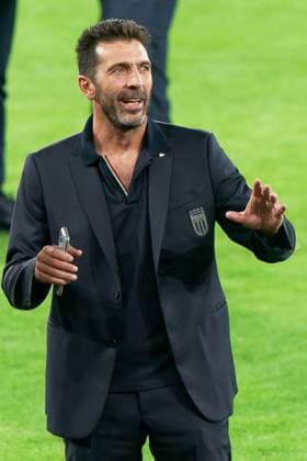 BARI, ITALY - OCTOBER 13: Italy Head of Delegation Gianluigi Buffon during pitch inspection at Stadio San Nicola on October 13, 2023 in Bari, Italy. during press conference, PK, Pressekonferenz Italy, UEFA European Football Championship in Bari, Italy, October 13 2023  Copyright: xEmmanuelexMastrodonato IPAxSportx xx IPA_40965755 IPA_IPA40965755