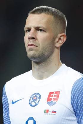 Denis Vavro (SVK), OCTOBER 13, 2023 - Football Soccer : UEFA EURO, EM, Europameisterschaft,Fussball 2024 Qualifying round Group J match between Portugal 3-2 Slovakia at the Estadio do Dragao in Porto, Portugal. Noxthirdxpartyxsales  (232496928)