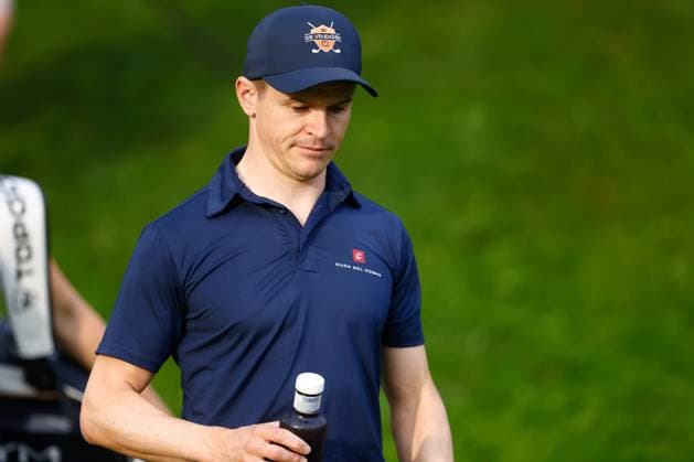 October 14, 2023, MADRID, MADRID, SPAIN: Daan Huizing of The Netherlands in action during Acciona Open de Espana, Round 3, Golf tournament celebrated at Club de Campo on October 14, 2023, in Madrid, Spain. MADRID SPAIN - ZUMAa181 20231014_zaa_a181_009 Copyright: xOscarxJ.xBarrosox