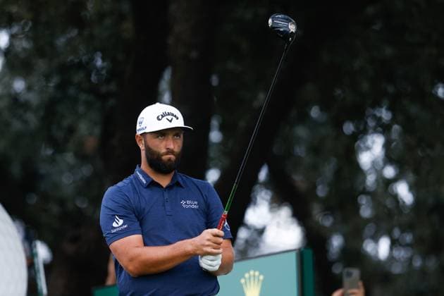 October 14, 2023, MADRID, MADRID, SPAIN: Jon Rahm of Spain in action during Acciona Open de Espana, Round 3, Golf tournament celebrated at Club de Campo on October 14, 2023, in Madrid, Spain. MADRID SPAIN - ZUMAa181 20231014_zaa_a181_018 Copyright: xOscarxJ.xBarrosox