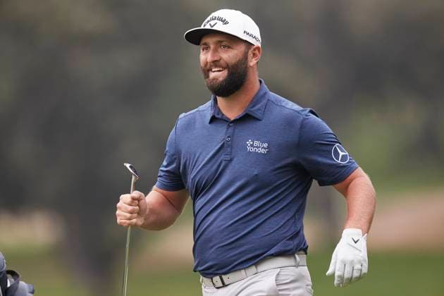 Acciona Open de Espana presented by Madrid - Day Three Jon Rahm of Spain reacts during Day Three of the Acciona Open de Espana presented by Madrid at Club de Campo Villa de Madrid on October 14, 2023, in Madrid, Spain. Madrid Club de Campo Villa de Madrid Madrid Spain RL_ACCMOESP_428 Copyright: xRicardoxLarreinax