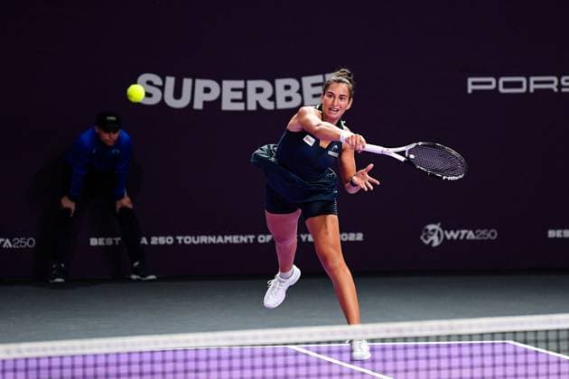 Transylvania Open Day 1: WTA, Tennis Damen Tennis Damen 250 Tournament in Cluj-Napoca, BT Arena, 14 October 2023 Trasylvania Open: WTA, Tennis Damen 250 Tournament in Cluj-Napoca, BT Arena Cluj-Napoca BT Arena Romania Copyright: xAncaxTepeix