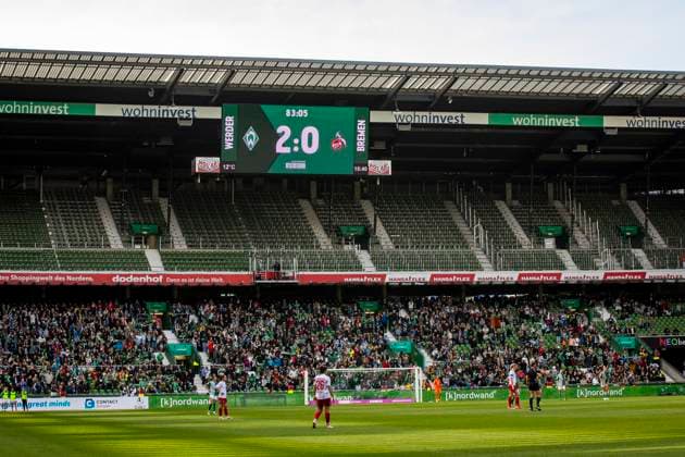 GER, FFBL, SV Werder Bremen vs 1. FC Koeln 14.10.2023, wohninvest WESERSTADION, GER, FFBL, SV Werder Bremen vs 1. FC Koeln im Bild Blick auf die Partie,