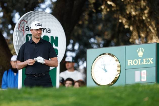 October 15, 2023, MADRID, MADRID, SPAIN: Victor Perez of France in action during Acciona Open de Espana, Round 4, Golf tournament celebrated at Club de Campo on October 15, 2023, in Madrid, Spain. MADRID SPAIN - ZUMAa181 20231015_zaa_a181_004 Copyright: xOscarxJ.xBarrosox