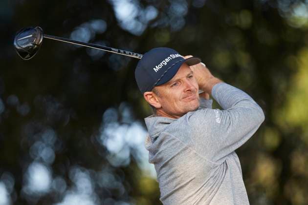 Acciona Open de Espana presented by Madrid - Day Four Justin Rose of England tees off on the 1st hole during Day Four of the Acciona Open de Espana presented by Madrid at Club de Campo Villa de Madrid on October 15, 2023, in Madrid, Spain. Madrid Club de Campo Villa de Madrid Madrid Spain RL_ACCMOESP_593 Copyright: xRicardoxLarreinax