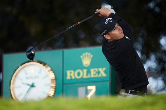 Acciona Open de Espana presented by Madrid - Day Four Mathew Jordan of England tees off on the 1st hole during Day Four of the Acciona Open de Espana presented by Madrid at Club de Campo Villa de Madrid on October 15, 2023, in Madrid, Spain. Madrid Club de Campo Villa de Madrid Madrid Spain RL_ACCMOESP_601 Copyright: xRicardoxLarreinax